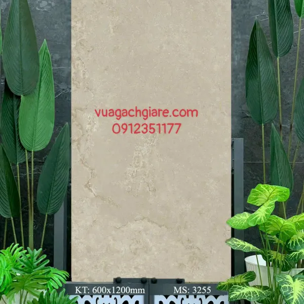 Gạch Đá Mờ Ốp Lát 60x120 AMY nâu vân đá 2765