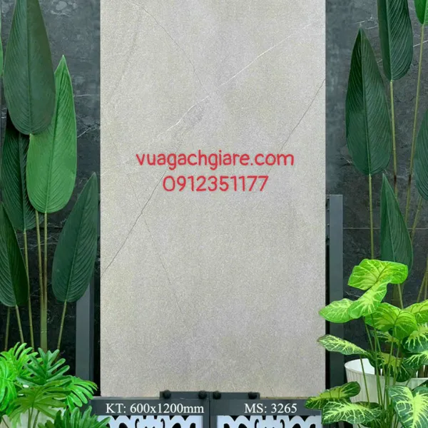 Gạch Đá Mờ Ốp Lát 60x120 AMY xám vân đá 3265