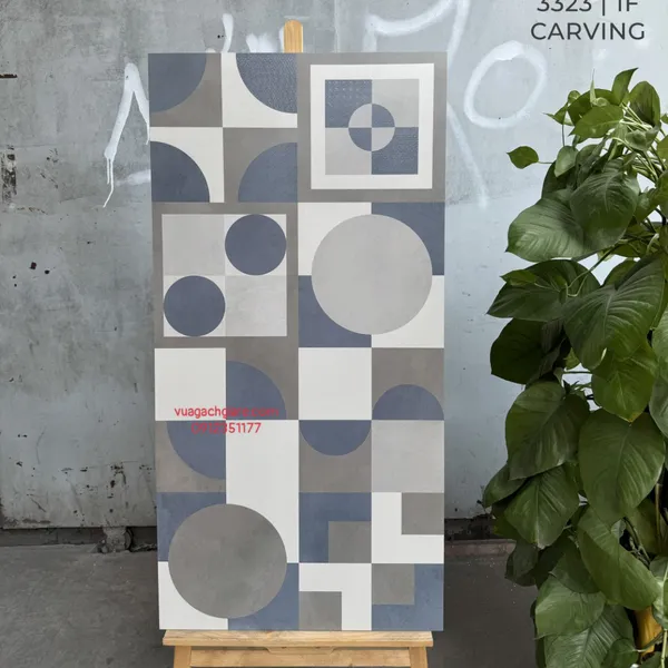 Gạch Đá Mờ 60x120 Ốp Lát Ấn Độ bông cổ 3323