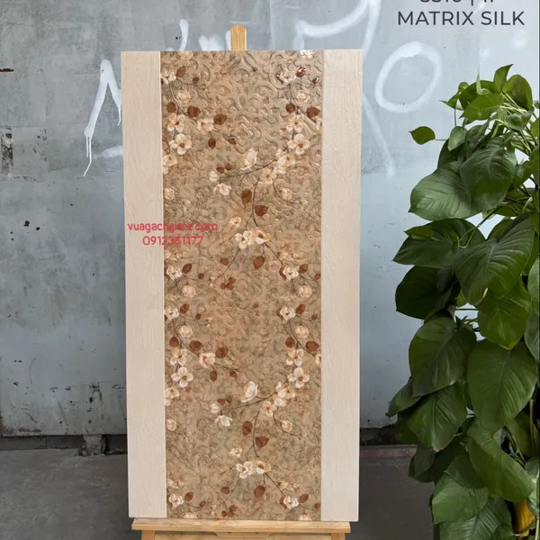 Gạch Đá Mờ 60x120 Ốp Lát Ấn Độ bông hoa 3510