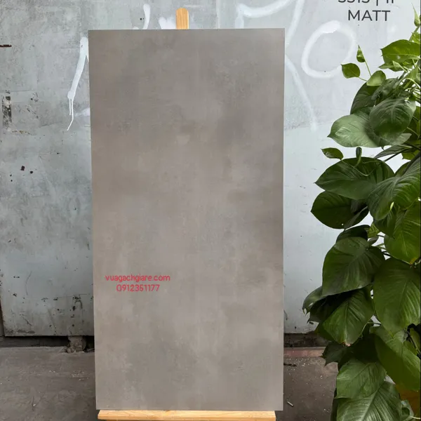Gạch Đá Mờ 60x120 Ốp Lát Ấn Độ xám xi măng 3513