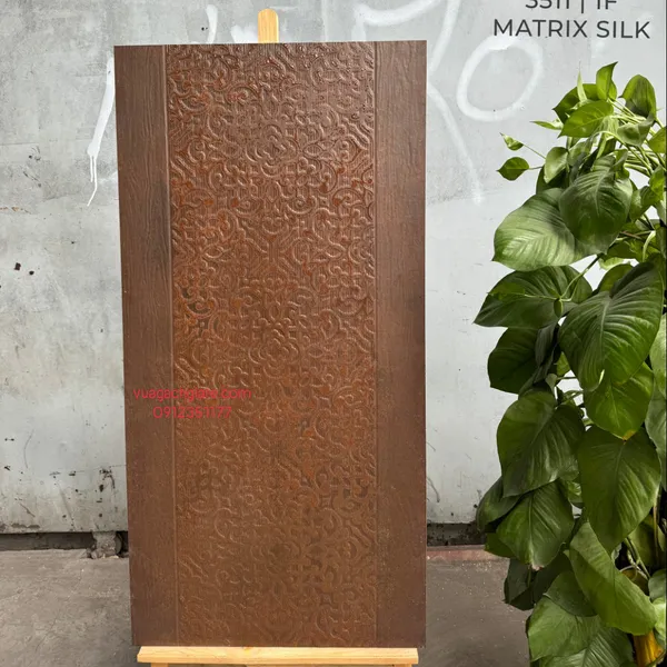 Gạch Đá Mờ 60x120 Ốp Lát Ấn Độ nâu đỏ 3511