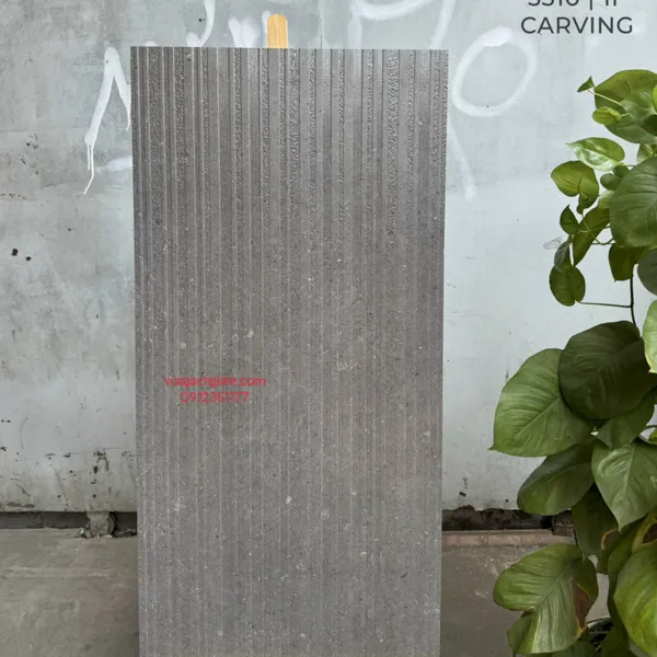 Gạch Đá Mờ 60x120 Ốp Lát Ấn Độ sọc xám đậm 3310