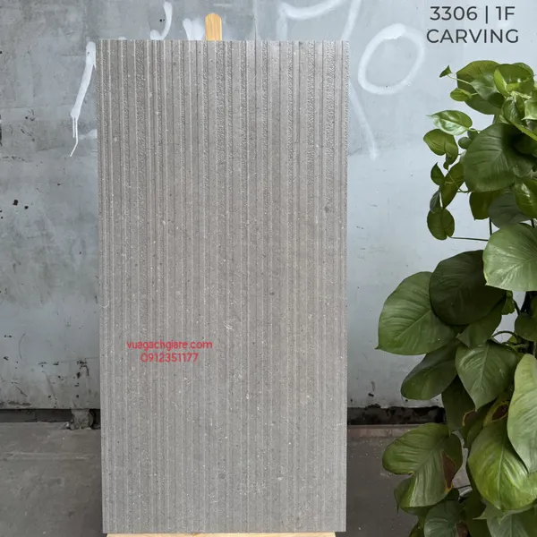 Gạch Đá Mờ 60x120 Ốp Lát Ấn Độ sọc xám ghi 3306