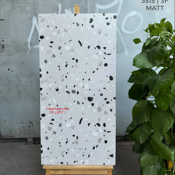Gạch Đá Mờ 60x120 Ốp Lát Ấn Độ terrazzo 3515
