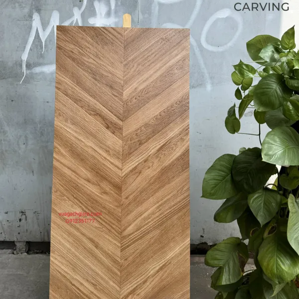 Gạch Đá Mờ 60x120 Ốp Lát Ấn Độ vân gỗ nâu 3314