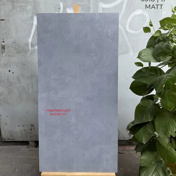 Gạch Đá Mờ 60x120 Ốp Lát Ấn Độ xám đậm 3518
