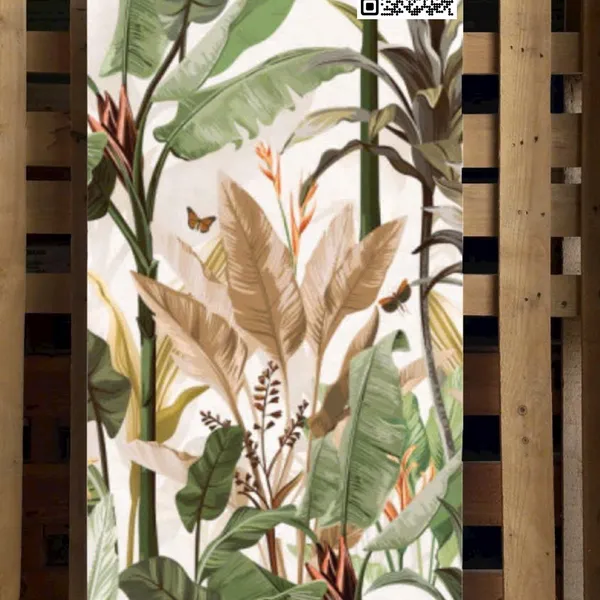 Gạch Đá 60x120 Ốp Lát Trang Trí Giá Rẻ hoa lá màu xám xanh