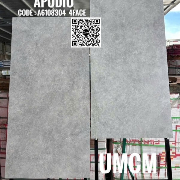 Gạch Đá Mờ 60x120 Ốp Lát Giá Rẻ xám xi măng A6108304