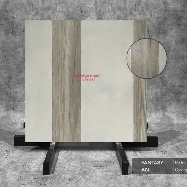 Gạch Đá 60x60 Ốp Lát Ấn Độ vân gỗ xám