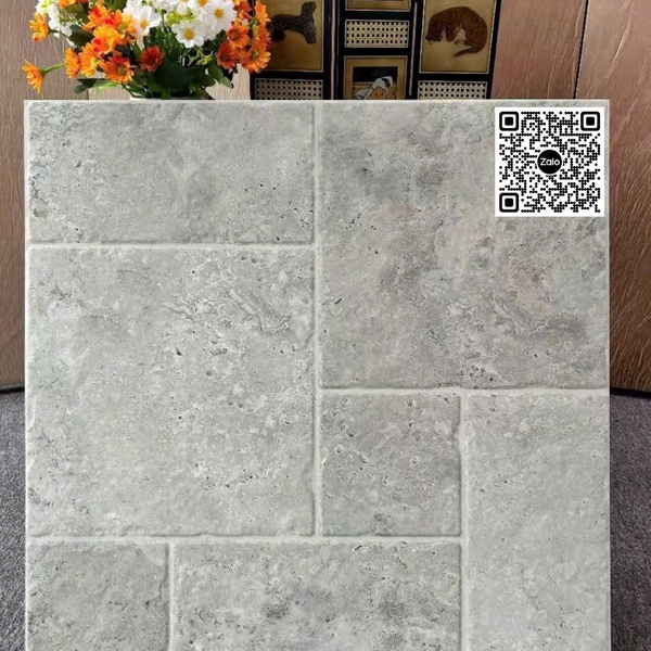 Gạch Đá Mờ 60x60 Ốp Lát Giả Cổ màu xám 600LM05