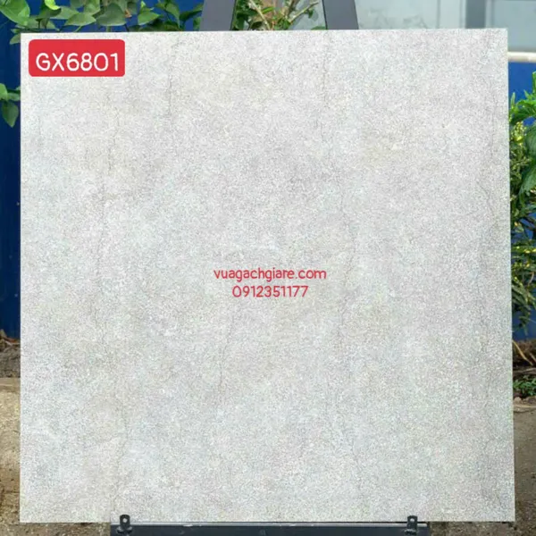 Gạch Đá Mờ 60x60 CMC Ốp Lát Giá Rẻ xám xi măng GX6801
