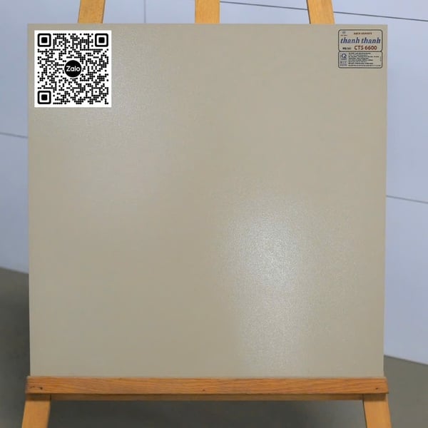 Gạch Đá Mờ 60x60 Ốp Lát Giá Rẻ màu kem CTS6600