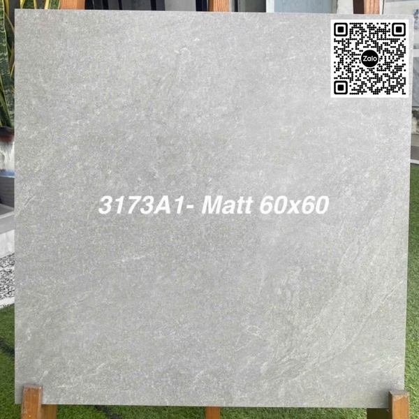 Gạch Đá Mờ 60x60 Ốp Lát Giá Rẻ màu xám 3173