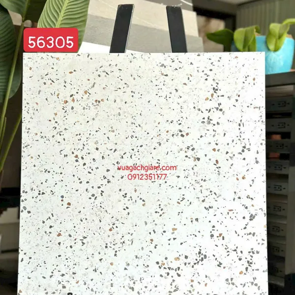 Gạch Đá Mờ 60x60 Ốp Lát Giá Rẻ terrazzo hạt nhỏ 56305
