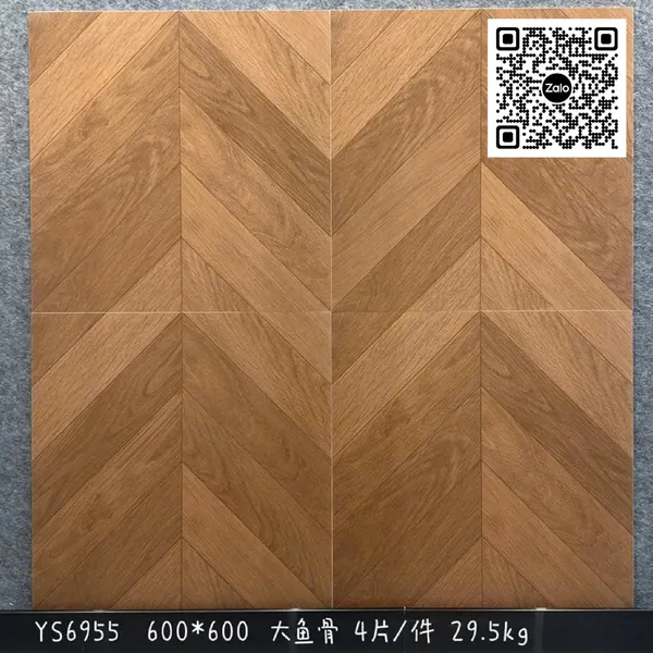 Gạch Đá Mờ 60x60 Ốp Lát Vân Gỗ YS6955