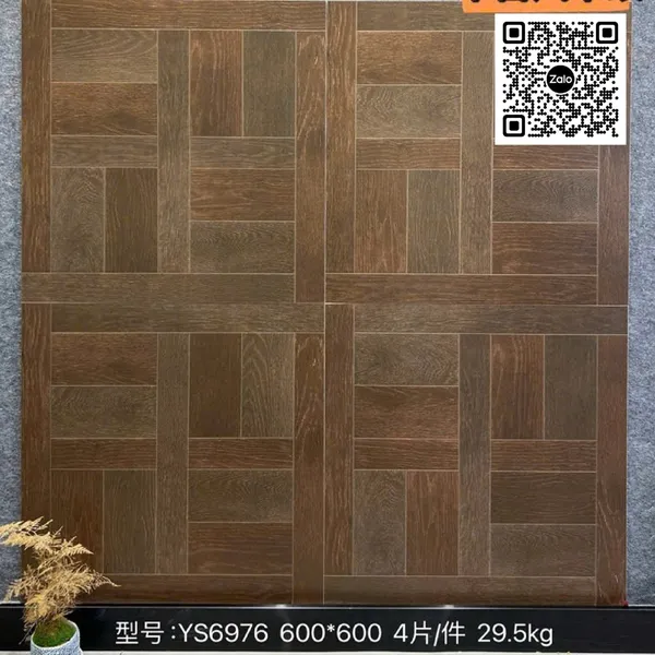 Gạch Đá Mờ 60x60 Ốp Lát Vân Gỗ YS6976