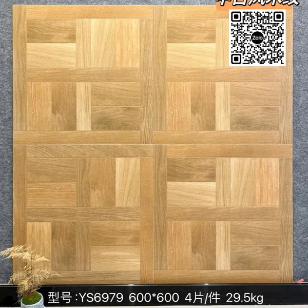 Gạch Đá Mờ 60x60 Ốp Lát Trang Trí vân gỗ YS6979