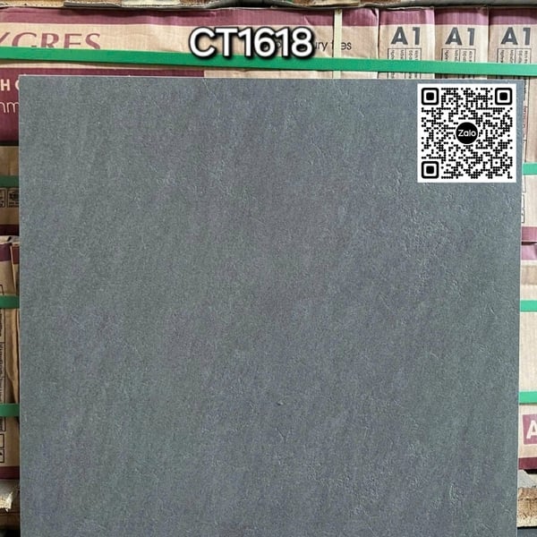 Gạch Đá Mờ 60x60 Ốp Lát Giá Rẻ xám đậm CT1618
