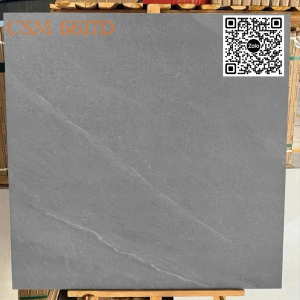Gạch Đá Mờ 60x60 Ốp Lát Giá Rẻ xám đậm CSM6617D