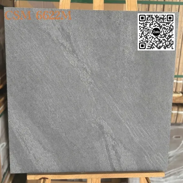 Gạch Đá Mờ 60x60 Ốp Lát Giá Rẻ xám đậm CSM6622M