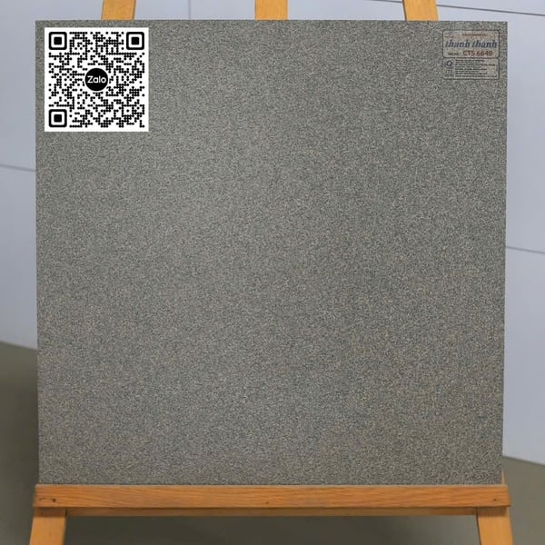 Gạch Đá Mờ 60x60 Ốp Lát Giá Rẻ xám đậm CTS6649