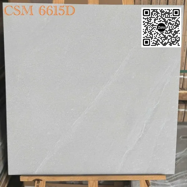 Gạch Đá Mờ 60x60 Ốp Lát Giá Rẻ xám nhạt CSM6615D
