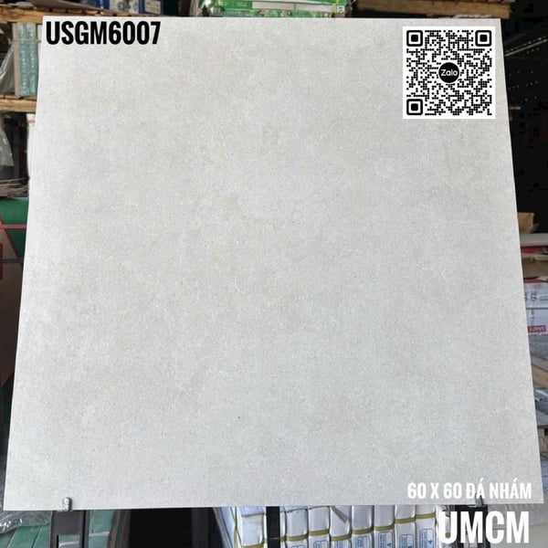 Gạch Đá Mờ 60x60 Ốp Lát Giá Rẻ xám nhạt USGM6007