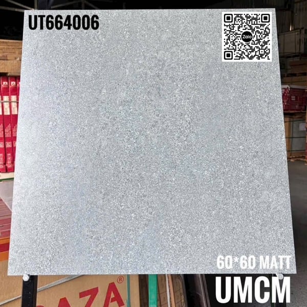 Gạch Đá Mờ 60x60 Ốp Lát Giá Rẻ màu xám UT664006