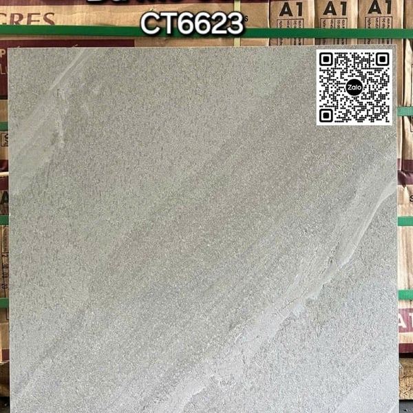Gạch Đá Mờ 60x60 Ốp Lát Giá Rẻ xám vân CT6623