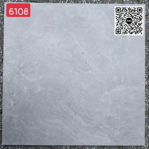 Gạch Đá 60x60 Ốp Lát Giá Rẻ xám vân đá 6108