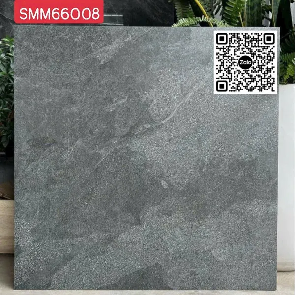 Gạch Đá Mờ 60x60 Ốp Lát Giá Rẻ xám vân đá SMM66008