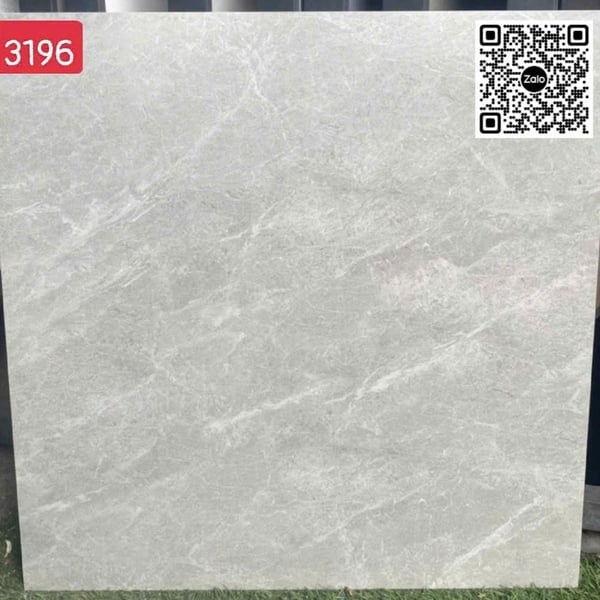 Gạch Đá Mờ 60x60 Ốp Lát Giá Rẻ xám vân trắng 3196