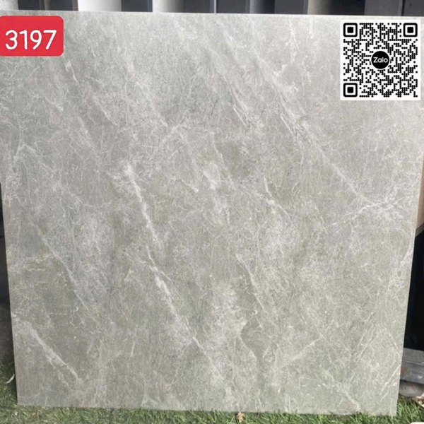 Gạch Đá Mờ 60x60 Ốp Lát Giá Rẻ xám vân trắng 3197