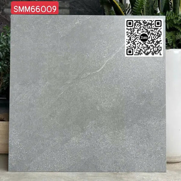 Gạch Đá Mờ 60x60 Ốp Lát Giá Rẻ xám vân trắng SMM66009