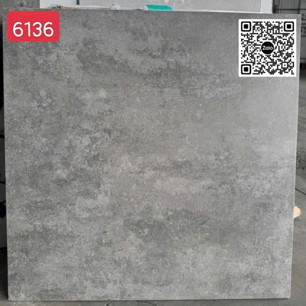 Gạch Đá Mờ 60x60 Ốp Lát Giá Rẻ xám xi măng 6136