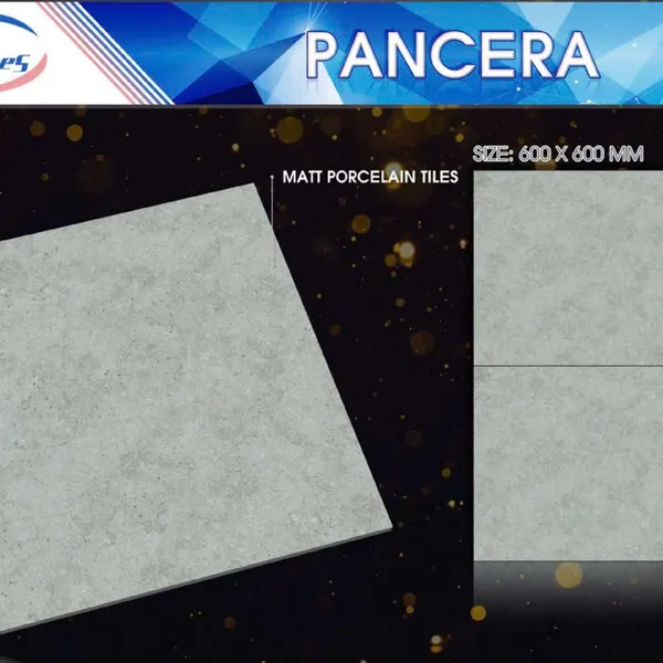 Gạch Đá Mờ 60x60 Ốp Lát Pancera Giá Rẻ xám xi măng KM679