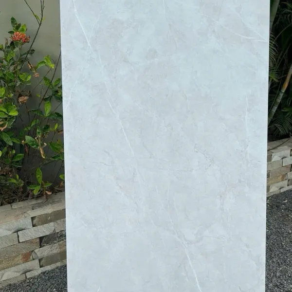 Gạch Đá Mờ 80x160 Ốp Lát Ấn Độ xám vân trắng 8107