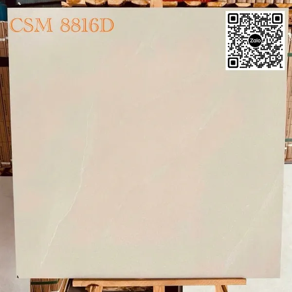 Gạch Đá Mờ 80x80 Ốp Lát Giá Rẻ kem vàng CSM8816D