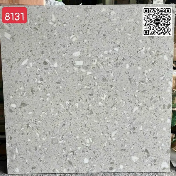 Gạch Đá Mờ 80x80 Ốp Lát Giá Rẻ Terrazzo xám 8131