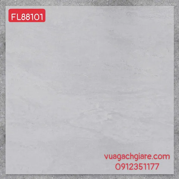 Gạch Đá Mờ 80x80 Ốp Lát Giá Rẻ xám nhạt FL88101