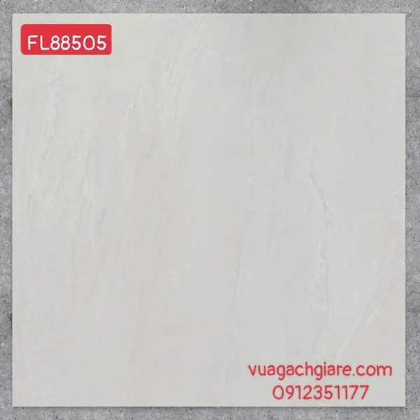 Gạch Đá Mờ 80x80 Ốp Lát Giá Rẻ xám nhạt FL88505
