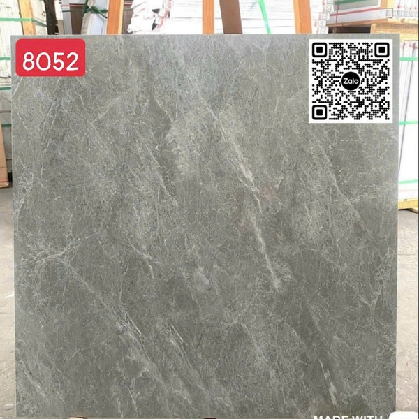 Gạch Đá Mờ 80x80 Ốp Lát Trang Trí Giá Rẻ xám vân đá 8052