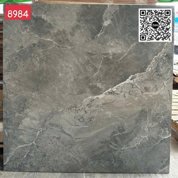 Gạch Đá Mờ 80x80 Ốp Lát Trang Trí Giá Rẻ xám vân đá 8984