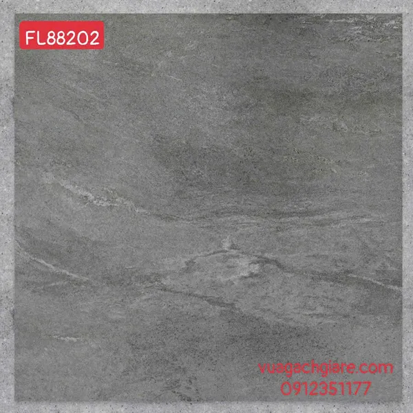 Gạch Đá Mờ 80x80 Ốp Lát Giá Rẻ xám vân FL88202