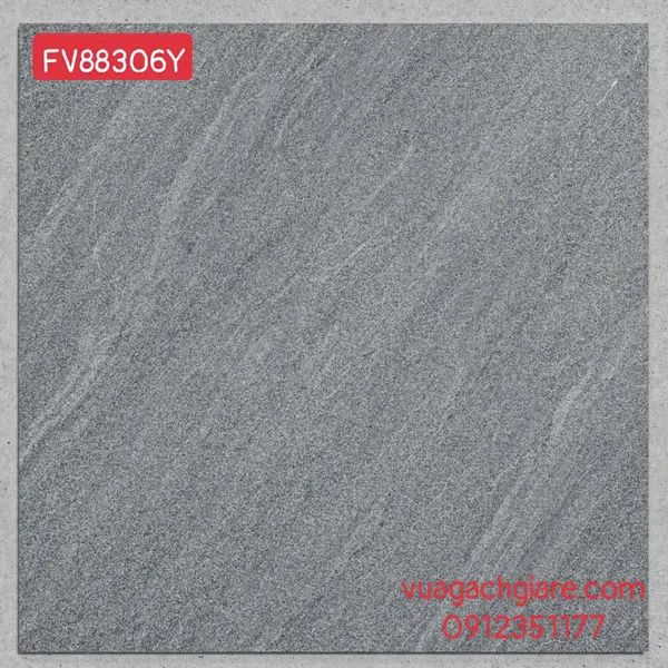 Gạch Đá Mờ 80x80 Ốp Lát Giá Rẻ xám vân FV88306Y