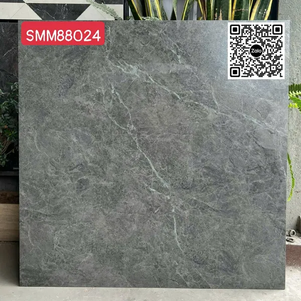 Gạch Đá Mờ 80x80 Ốp Lát Giá Rẻ xám vân đá SMM88024