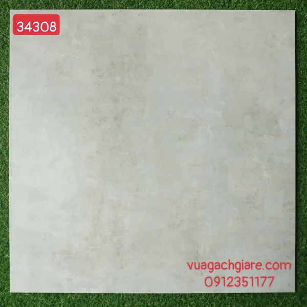 Gạch Đá Mờ 80x80 Ốp Lát Giá Rẻ xám xi măng 34308