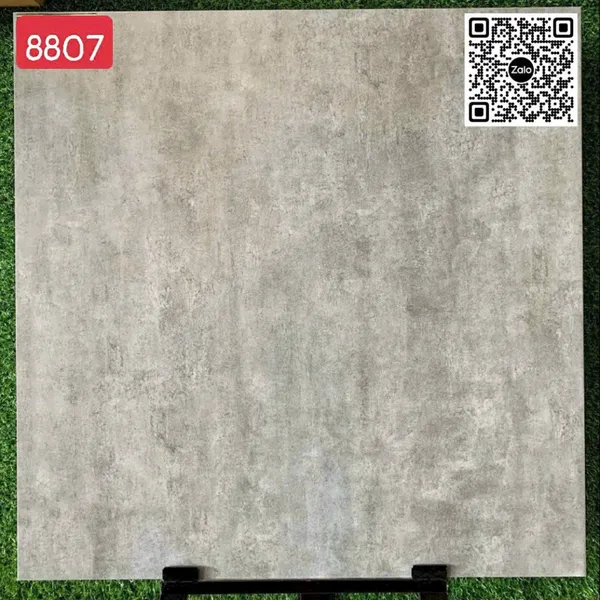 Gạch Đá Mờ 80x80 Ốp Lát Giá Rẻ xám xi măng 8807