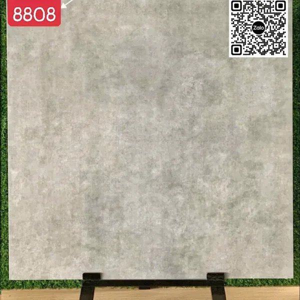Gạch Đá Mờ 80x80 Ốp Lát Giá Rẻ xám xi măng 8808